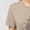 T-shirt leopard sable