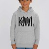 Sweat rugby Kiwi gris enfant