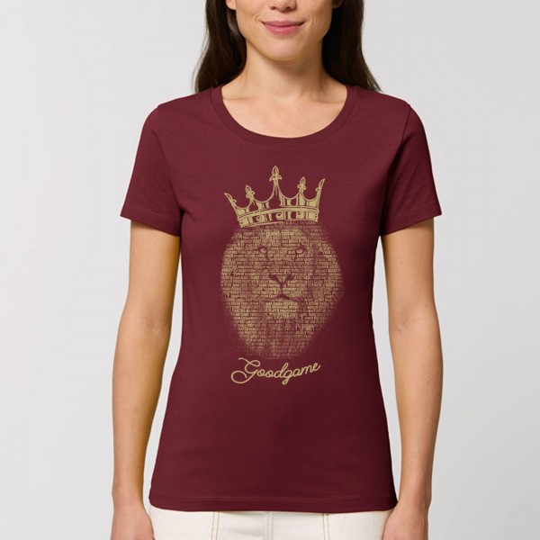 T-shirt  femme  king Or