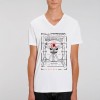 T-shirt  Col V blanc Vitruve | Goodgame®