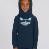 Sweat  capuche logo marine