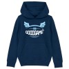 Sweat  capuche logo marine