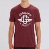 T-shirt mono Bordeaux