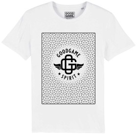 T-shirt pattern blanc