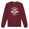 Sweat  mono bordeaux