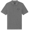 Polo mono chiné gris