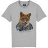 T-shirt  Renard  N°10 gris