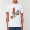 T-shirt  coq Blanc