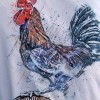 T-shirt  coq Blanc