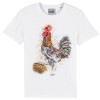 T-shirt  coq Blanc