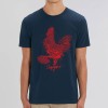 T-shirt  coq marine