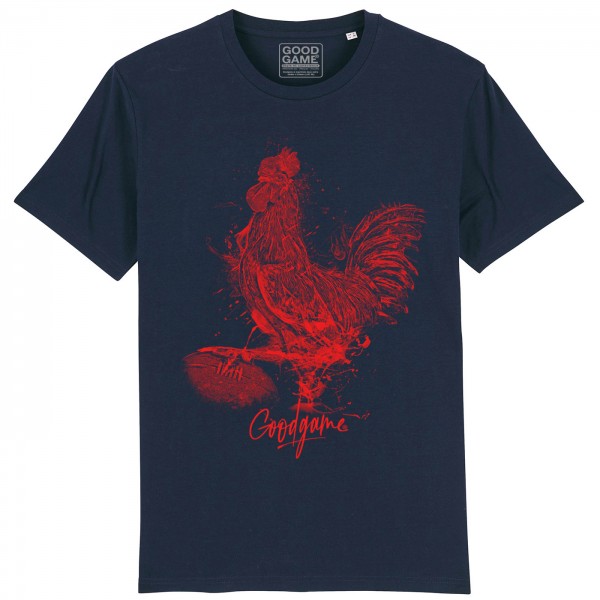 T-shirt  coq marine