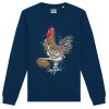 Sweat  col rond unisexe coq