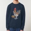 Sweat  col rond unisexe coq