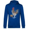 Sweat capuche coq royal