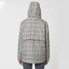 Veste enfilable unisexe tweed à carreaux