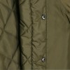 Veste parka unisexe matelassée khaki