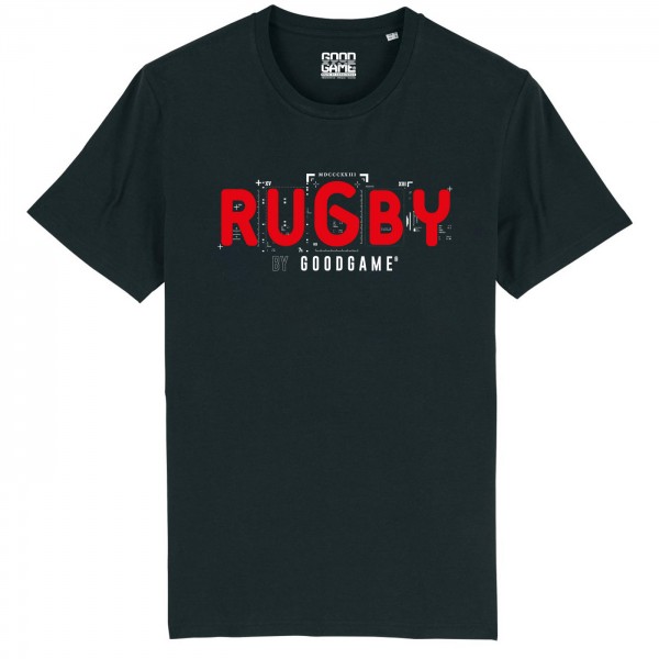 T-shirt Rugby tech black