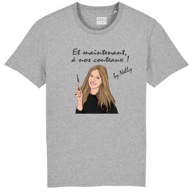 T-shirt couteaux gris