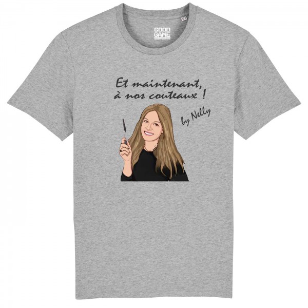 T-shirt couteaux gris