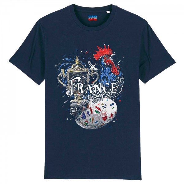 T-shirt unisexe coupe du monde marine