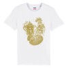 T-shirt coupe du monde blanc Or