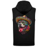 Sweat sans Manches  noir  pitbull mexicano