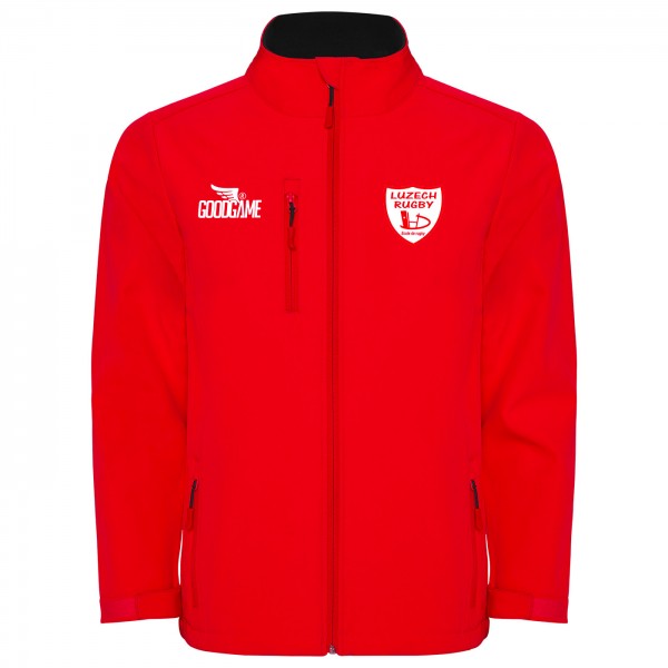 Veste softshell rouge