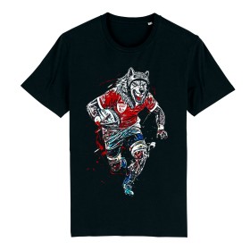 T-shirt  noir Loup