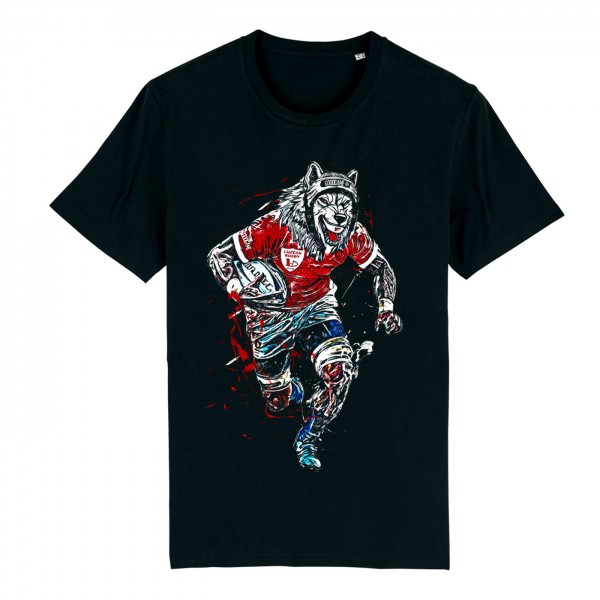 T-shirt  noir Loup