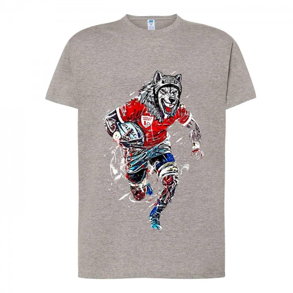 T-shirt gris Loup