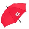 Parapluie rouge Luzech rugby
